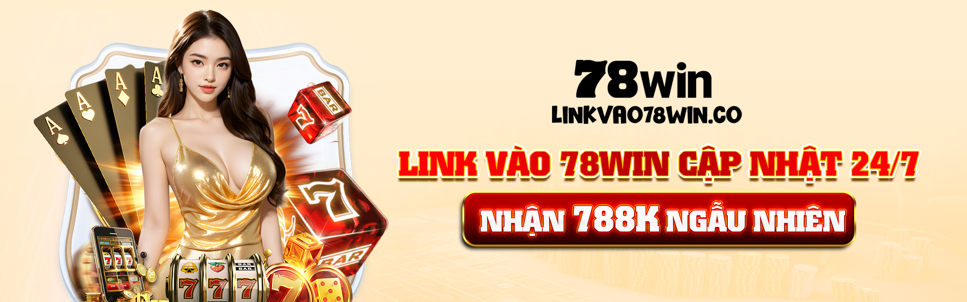 Banner Linkvao78win link vào 78win